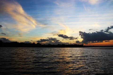 Evening sunset 写真素材