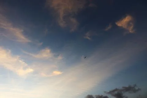 Evening sunset Stock Photos