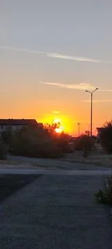 Evening sunset 写真素材