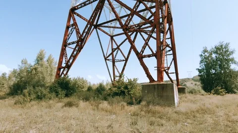 Evening sunset on the river and clean technology man-3 Stock Footage 113515484