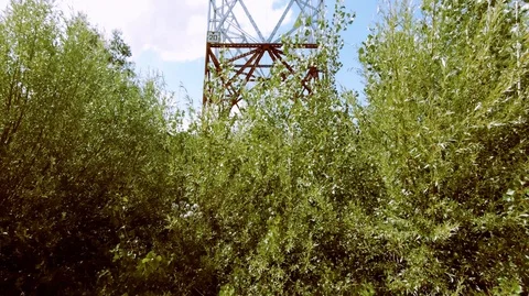 Evening sunset on the river and clean technology man.-2 Stock Footage 113515500