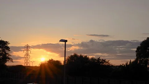 Evening Sunset TL 库存影片 129399209