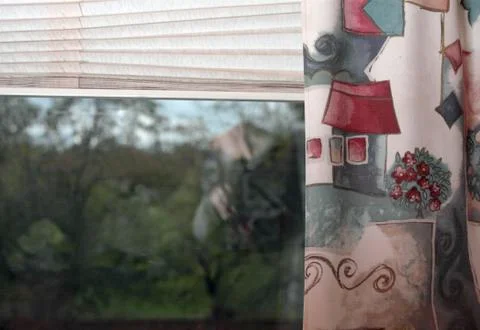 Evening through a window 写真素材