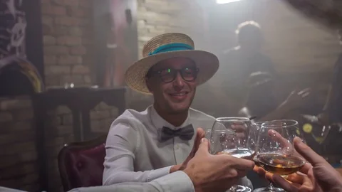 Evening time in a bar Video stock 112190894