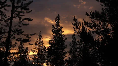 Evening Time Lapse Stock Footage 26537961