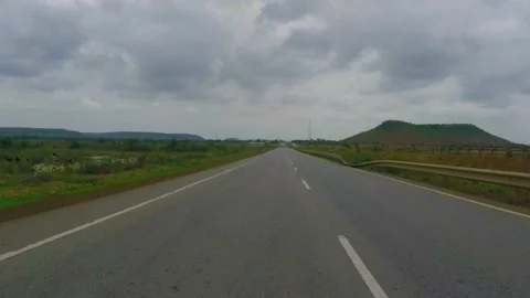Evening time on road Stock Footage 220325619