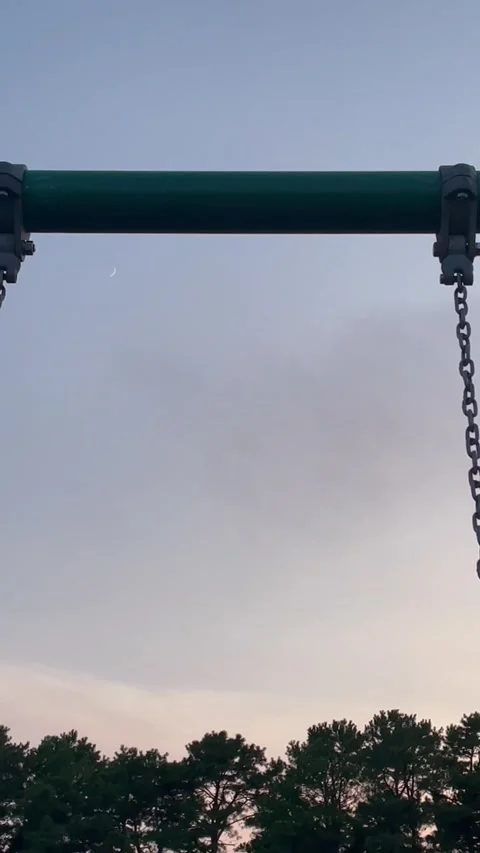 Evening time swing Stock Footage 205494115
