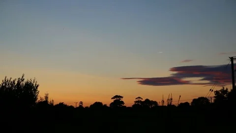 Evening Timelapse Stock Footage 78220162