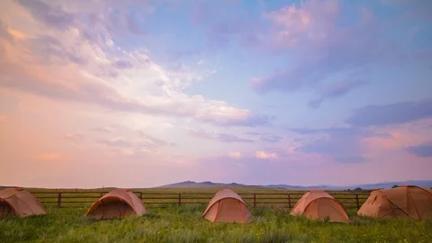 Evening Timelapse getting darker Stock Footage 97407982