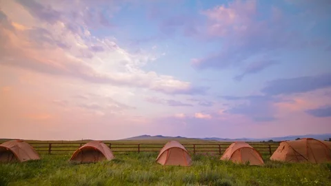 Evening Timelapse getting darker Stock Footage 97407989