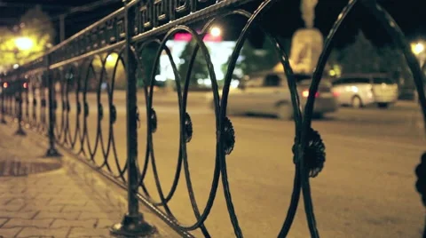 Evening town Stock Footage 920687