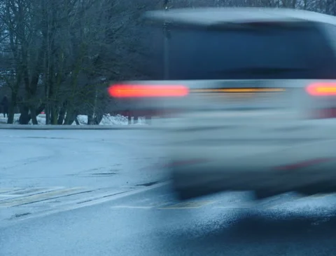 Evening traffic close-up time lapse Stock Footage 149523941