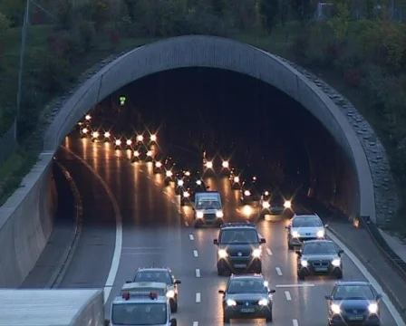 Evening traffic Stockbeeldmateriaal 62776