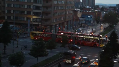 Evening Traffic Stock Footage 195078522