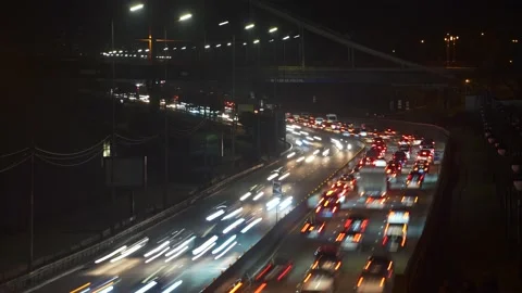 Evening traffic Stock Footage 223639313