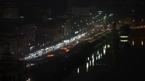 Evening traffic Stock Footage 223641814