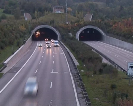 Evening traffic - high speed Stock Footage 62764