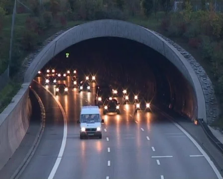 Evening traffic - high speed Vídeo Stock 62773