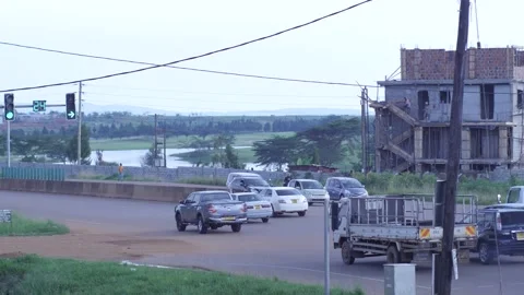 Evening traffic Jam Stock Footage 233754282
