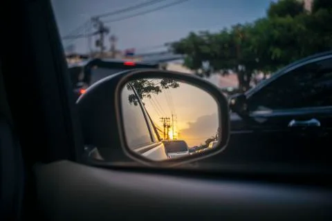 Evening traffic Stock Photos