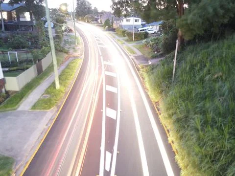 Evening Traffic Stock Photos