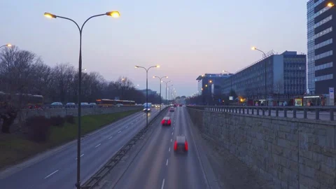 Evening traffic - timelapse Stock Footage 151842884