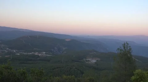 Evening Turkish panorama Stock Footage 41001365