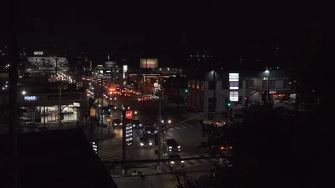 Evening “Urban Light” L,A,C,M,A, 動画素材 122382650