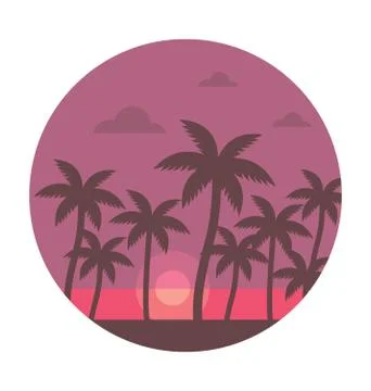 Evening Vector Icon Stock Illustration