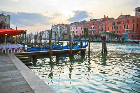 Evening in Venice Stock Photos