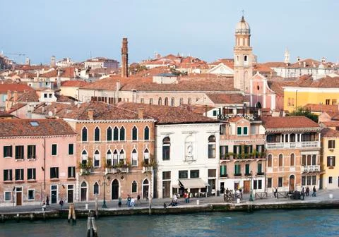 Evening in venice Stock Photos