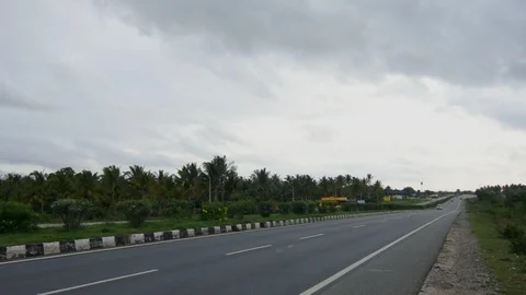 An evening view of the Indian highway 스톡 동영상 122999606