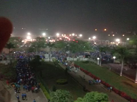 Evening view 스톡 사진