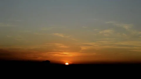 Evening view: sunset Stock Footage 230212178