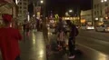 Evening walk on the famous Hollywood Walk of Fame 4k or 4k+ Resolution