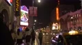 Evening walk on the Hollywood Walk of Fame 4k or 4k+ Resolution