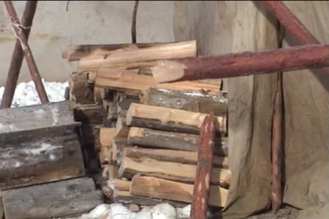 Evenki house 1 動画素材 723476