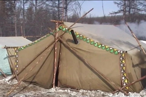 Evenki house 2 動画素材 723437
