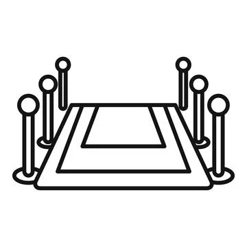 Event barrier icon outline vector. Plan calendar Ilustração Stock