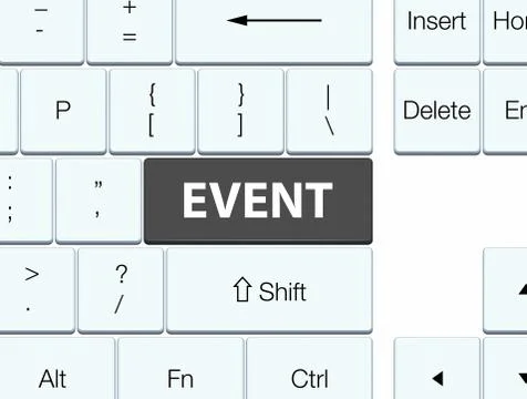 Event black keyboard button 스톡 일러스트