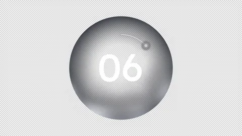 Event broadcasting ambient animated countdown on dark background Stock Footage 340286552