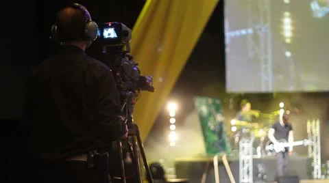 Event cameraman - HD Stock Footage 22085563