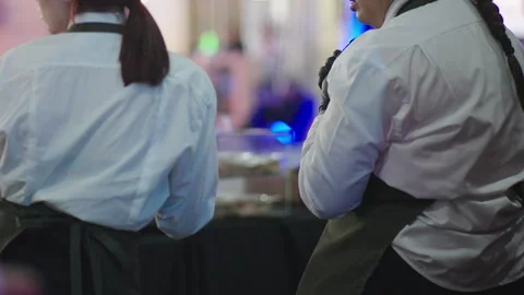 Event catering Stock Footage 324668430