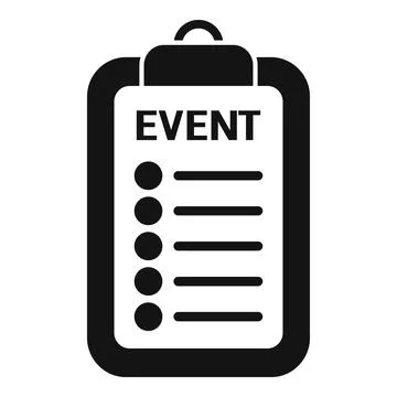 Event clipboard icon simple vector. Marriage couple Ilustração Stock