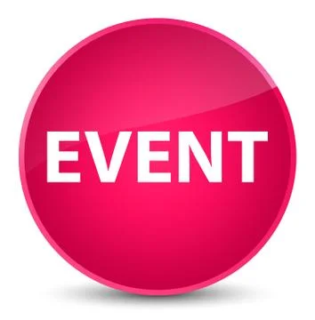 Event elegant pink round button Stock Illustration