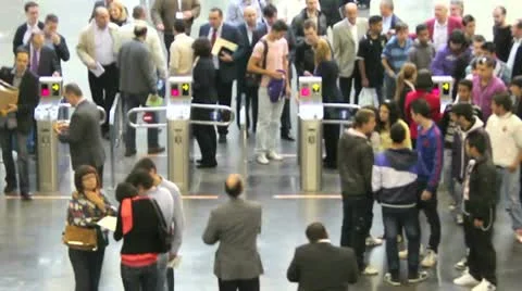 Event Entrance Timelapse Stock Footage