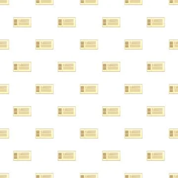 Event entry ticket seamless pattern background Illustrazione stock