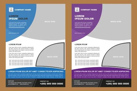 Event Flyer Design Template For You Stock Illustration