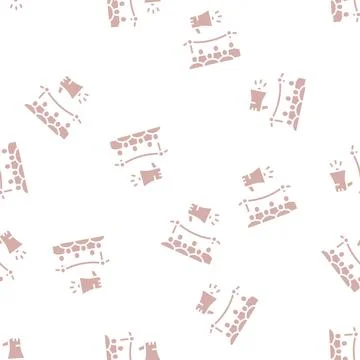 Event introduction glyph seamless pattern Illustrazione stock