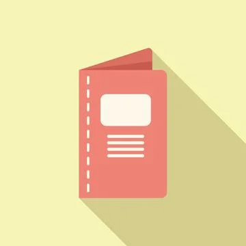 Event invitation icon flat vector. Calendar manager Ilustração Stock